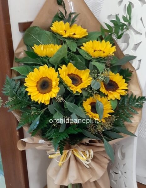 Bouquet  di 7 girasoli